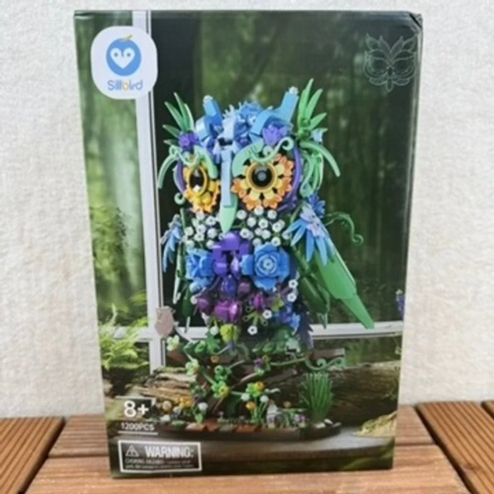 Sillbird Building Blocks Owl Flower Collection 1200 Pieces Bricks NEW